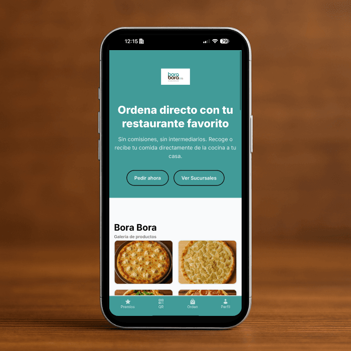 Flux mobile app mockup